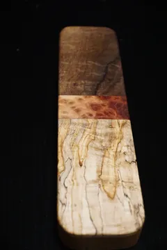 № 3 — Maple Burl, Red Mallee Burl & Walnut — another view