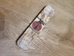 Ladybug — Spalted Maple, Inlaid Ladybug — another view